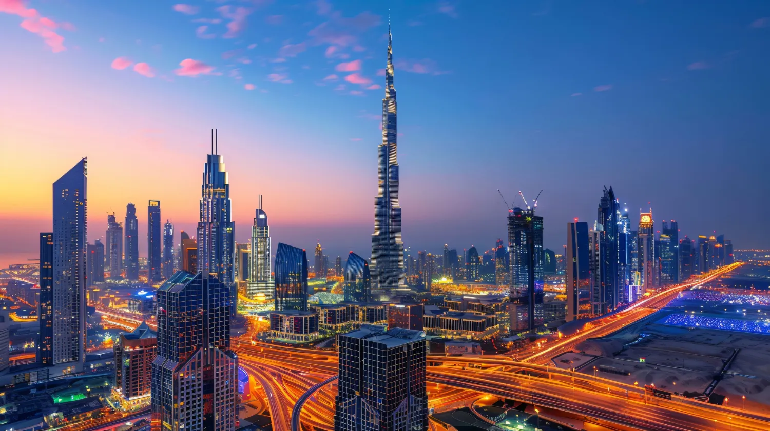 Dubai's evolving skyline, highlighting the coexistence of established ready properties and new, upcoming off-plan developments