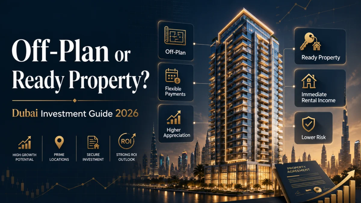 Off Plan vs Ready Property Dubai: Full 2026 Comparison Guide